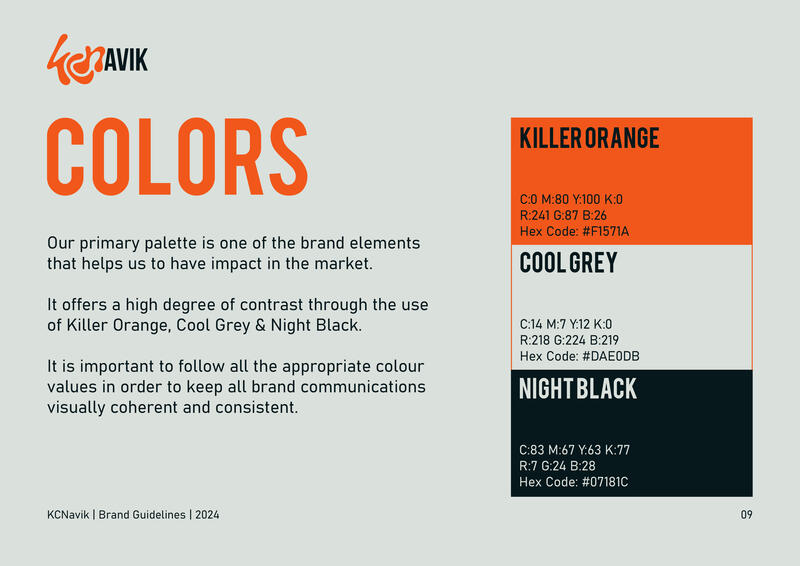 KCNavik brand identity detail 11