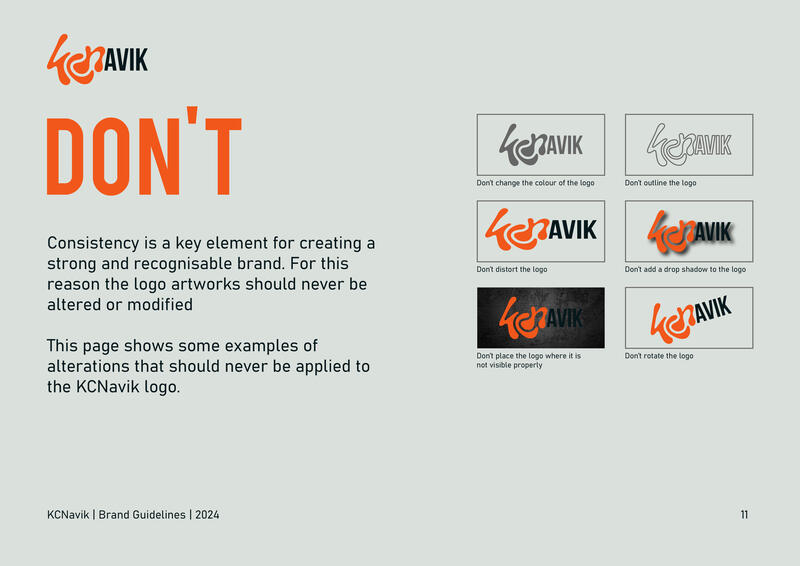 KCNavik brand identity detail 13