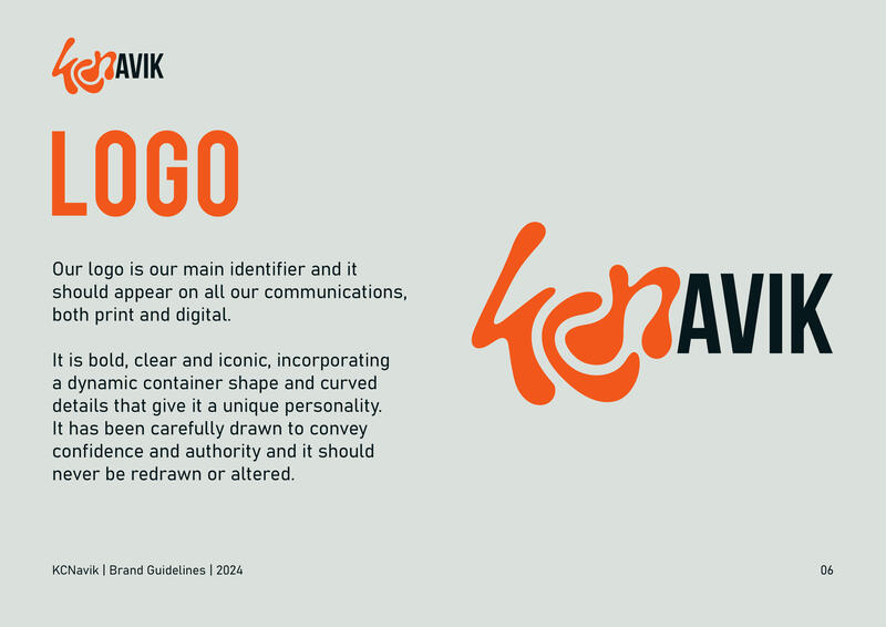 KCNavik brand identity detail 8