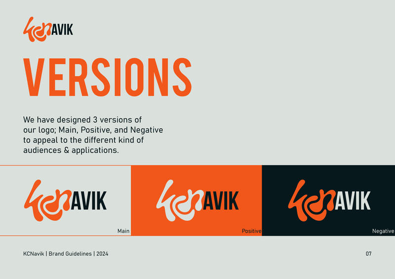 KCNavik brand identity detail 9