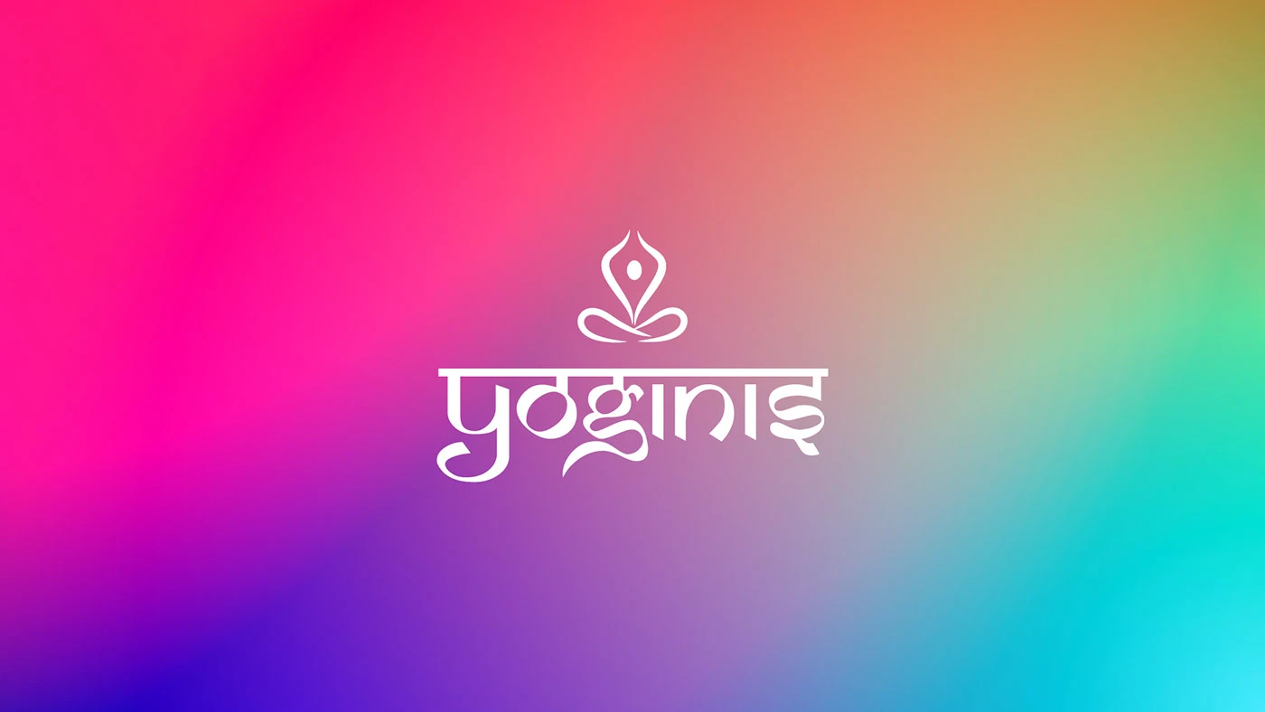 Yoginis brand identity hero artwork