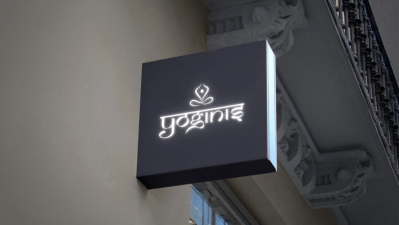 Yoginis brand identity detail 2
