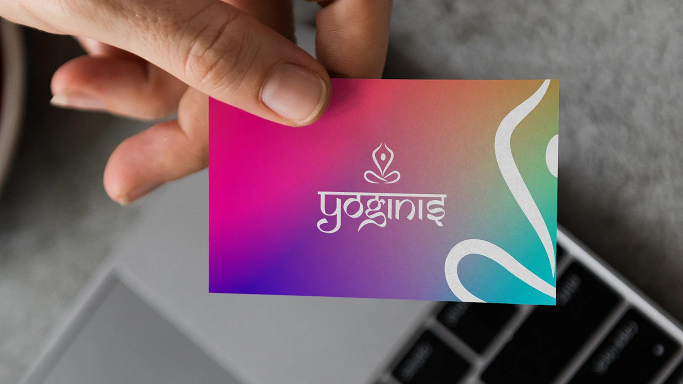 Yoginis brand identity detail 7